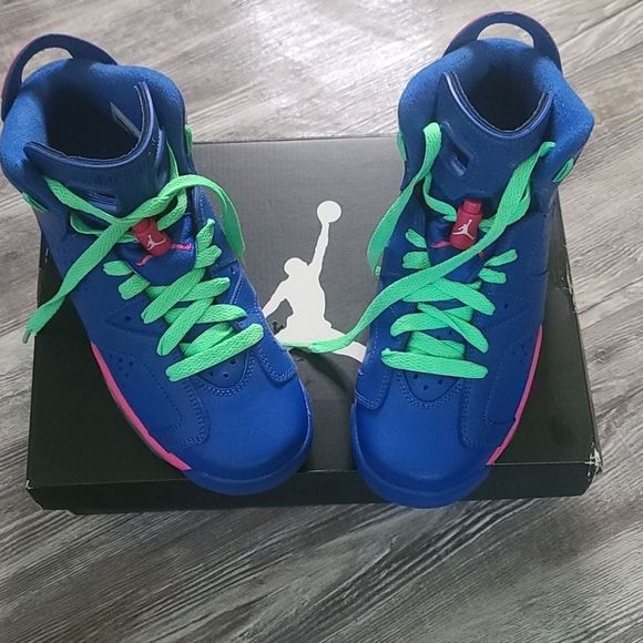 Air Jordan 6 Retro "Game Royal" Size 4.5Y - Picture 2 of 7